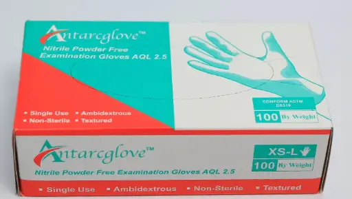 Nitrile powder-free gloves